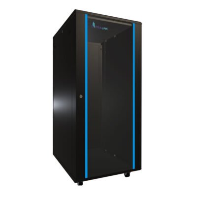 Szafa rack stojąca Extralink 27U 600x800 Czarna