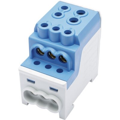 Blok rozdzielczy - dystrybucyjny Al/Cu SDB 200 (80030) SIMBLOCK niebieski 81602003