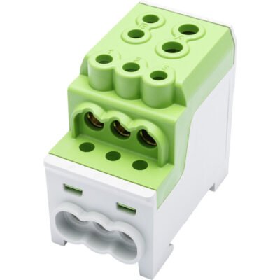Blok rozdzielczy - dystrybucyjny Al/Cu SDB 200 (80030) SIMBLOCK zielony 81602005