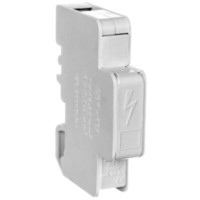 Blok rozdzielczy modułowy 1-biegunowy 60A we: 1x6-35mm wy: 6x2,5-6mm2 szary LBR60A 84326002