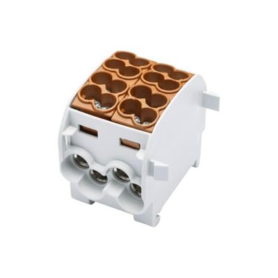 Blok rozdzielczy-odgałęźny Al/Cu SCB 25-2 (80120) SIMBLOCK jednobiegunowy 2x25mm2 brązowy 81505015