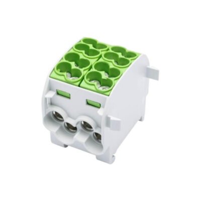 Blok rozdzielczy-odgałęźny Al/Cu SCB 25-2 (80120) SIMBLOCK jednobiegunowy 2x25mm2 zielony 81505005