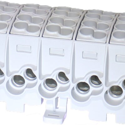 Blok rozdzielczy - odgałęźny Al/Cu SCB 25-5X (80150) SIMBLOCK szary 81500002