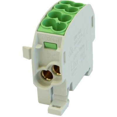 Blok rozdzielczy - odgałęźny Al/Cu SCB 25 (80110) SIMBLOCK zielony 81501005