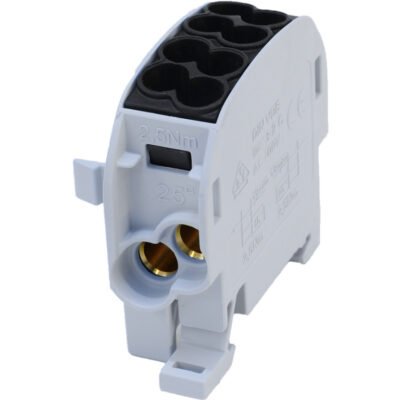 Blok rozdzielczy - odgałęźny SCB 25-Cu (80110) SIMBLOCK czarny 81503007