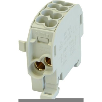 Blok rozdzielczy-odgałęźny SCB 25-Cu (80110) SIMBLOCK szary 81503002