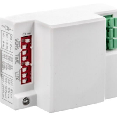 Czujnik mikrofalowy ruchu SRC812 MINI, max 500W, AC220-240V, 50/60Hz, kąt działania 360*, zasięg 2-8