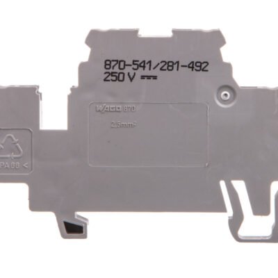 Dwupiętrowa złączka diodowa 2,5mm2 szara 870-541/281-492