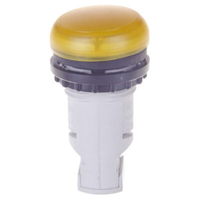 Główka lampki sygnalizacyjnej 22mm żółta M22-LC-Y 216910