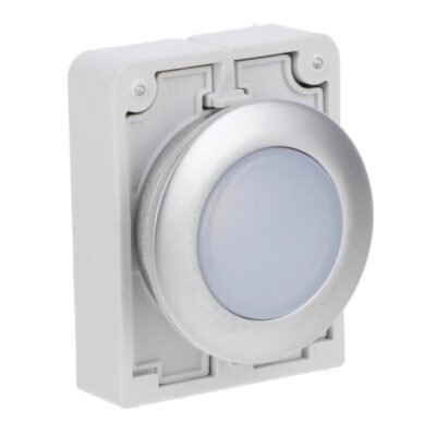 Główka lampki sygnalizacyjnej 30mm płaska biała M30C-FL-W 183287