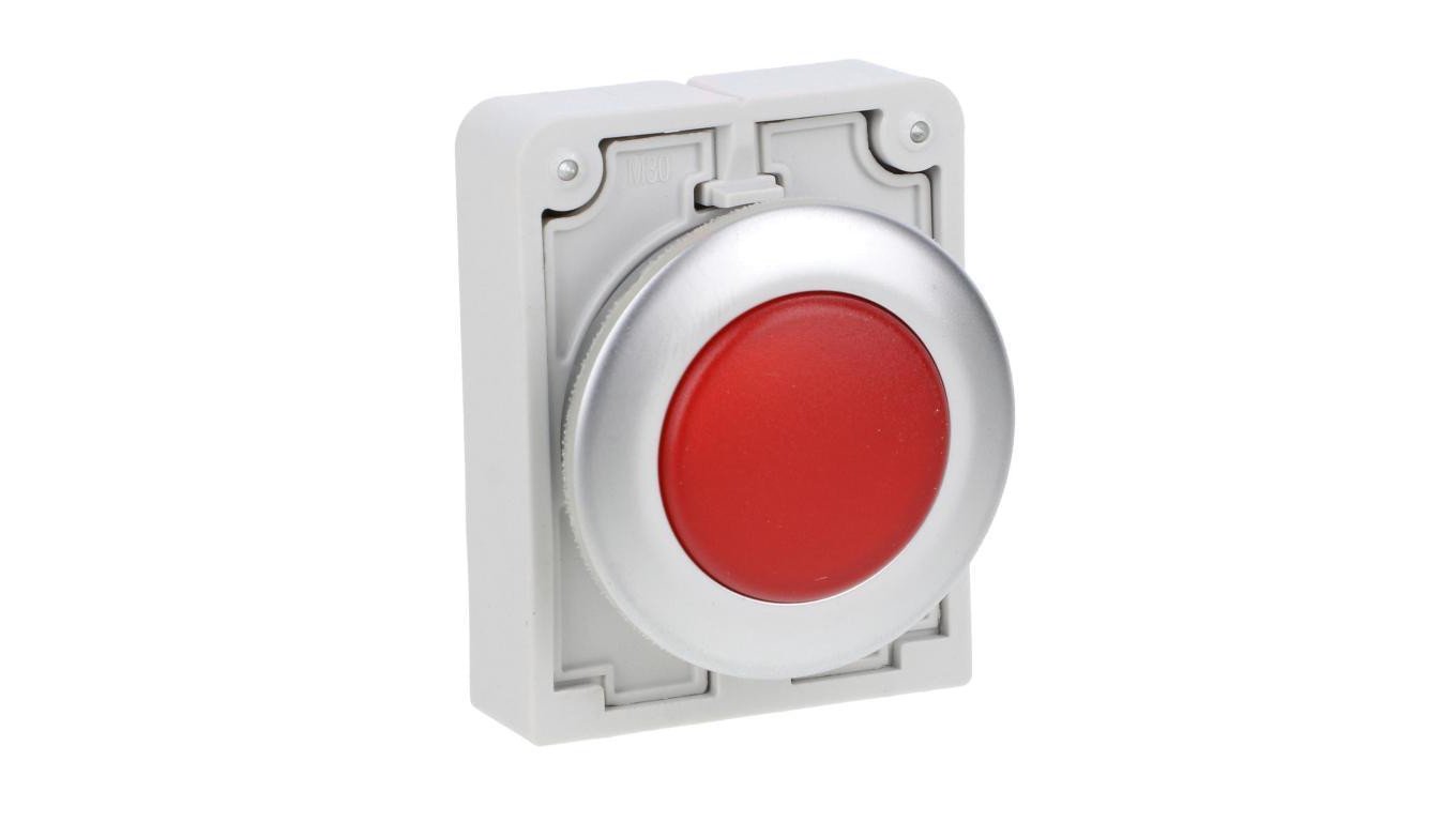 Główka lampki sygnalizacyjnej 30mm płaska czerwona M30C-FL-R 183282