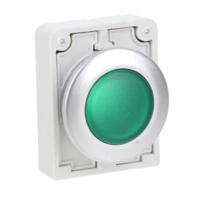 Główka lampki sygnalizacyjnej 30mm płaska zielona M30C-FL-G 183283