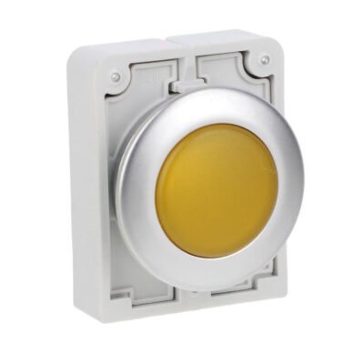 Główka lampki sygnalizacyjnej 30mm płaska zółta M30C-FL-Y 183285