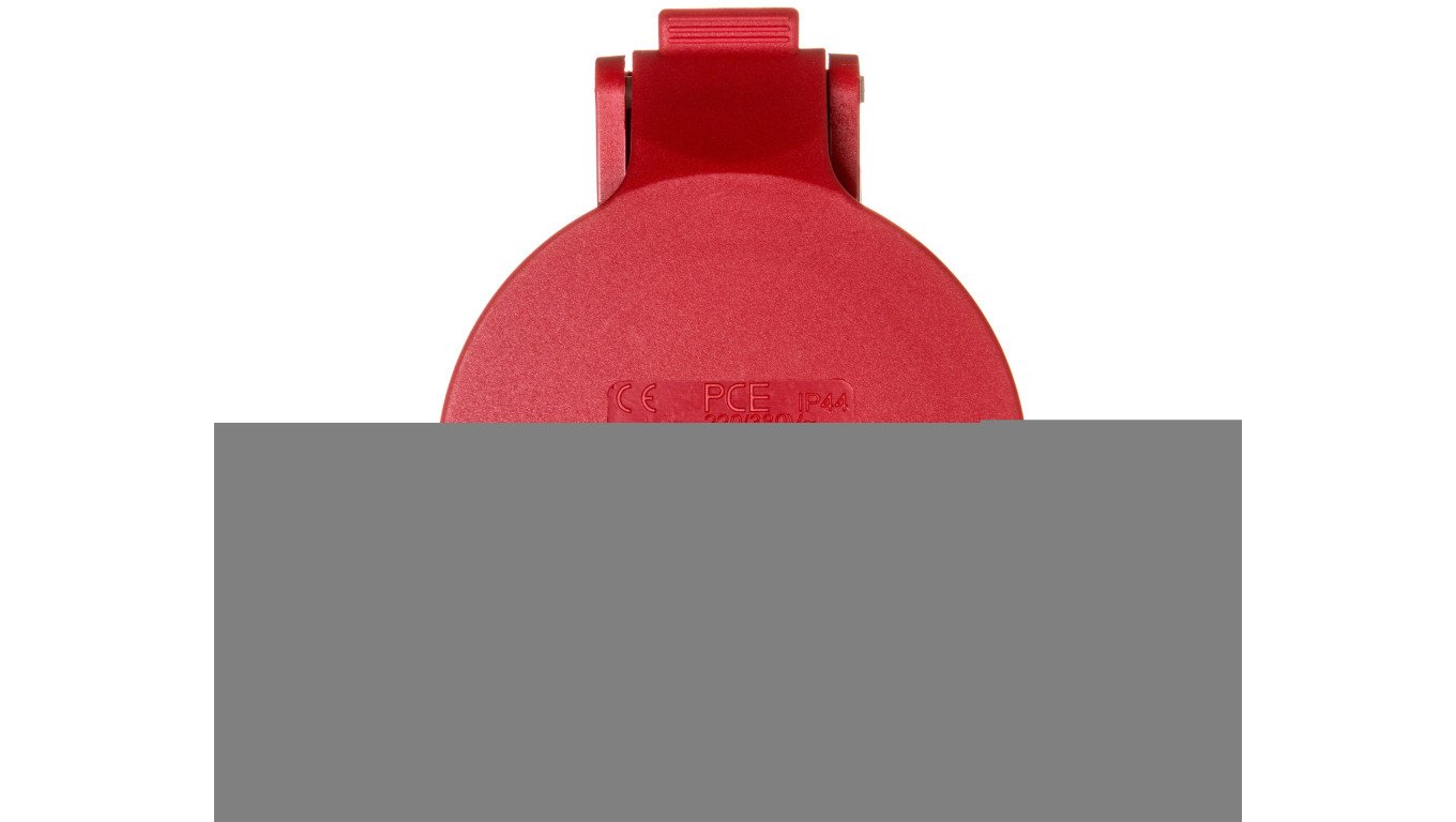 Gniazda przenośne 32A 5P 400V czerwone IP44 TURBO SHARK 225-6TT
