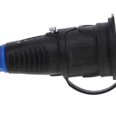 Gniazdo gumowe 16A 2P+Z 230V IP54 czarne 2411-sbw
