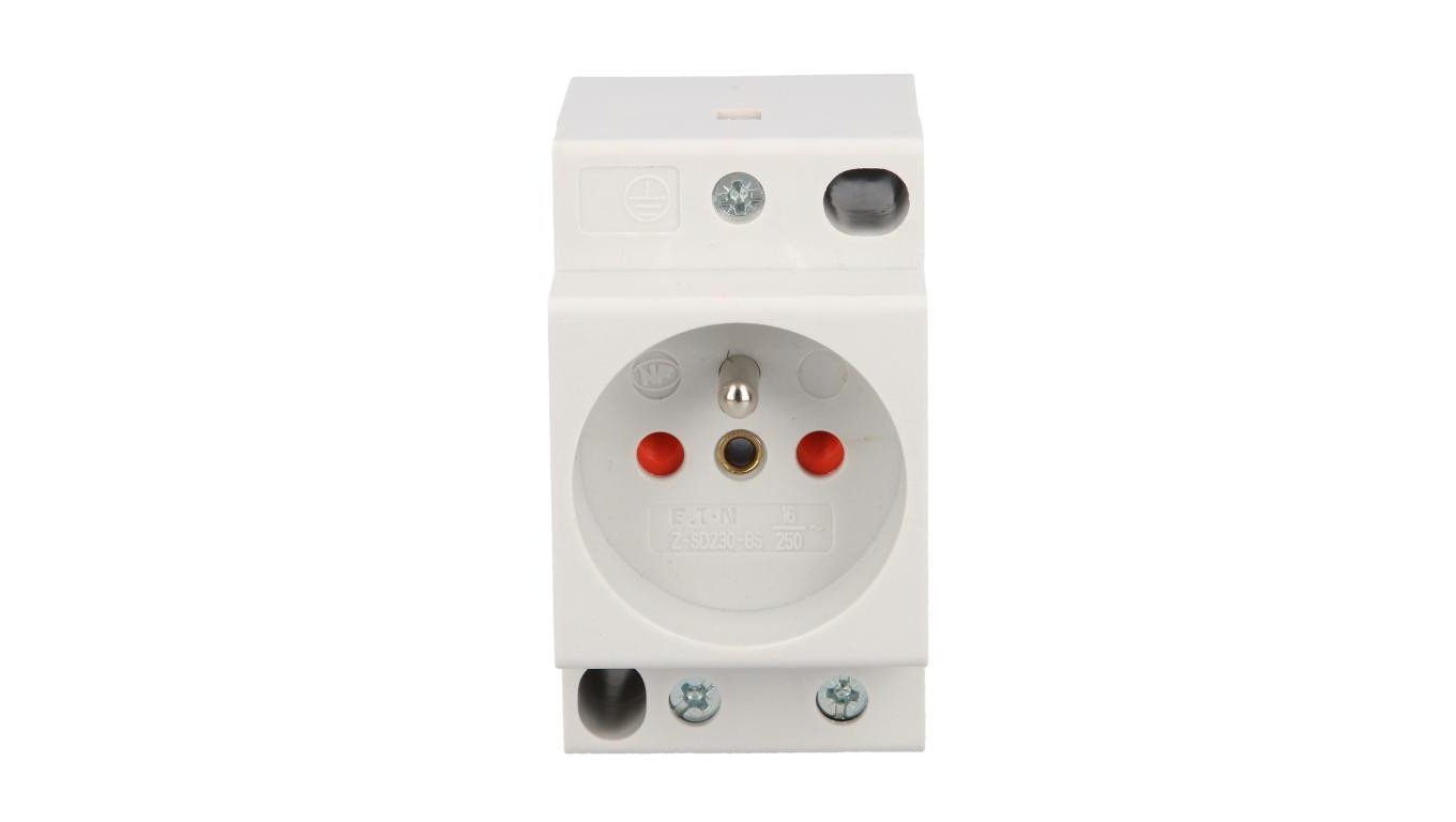 Gniazdo modułowe serwisowe 2P+Z 16A z przesłonami Z-SD230-BS 266876