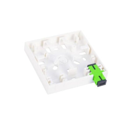 Gniazdo naścienne FTTH 2C (2 x SC simplex) bez adapterów FOPA-2A-01