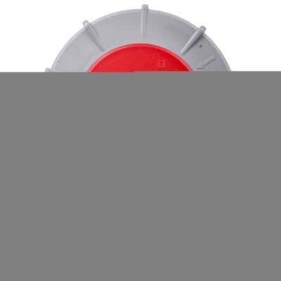 Gniazdo stałe 63A 4P 400V czerwone IP67 /bez dławnicy/ POWER TWIST 134-6