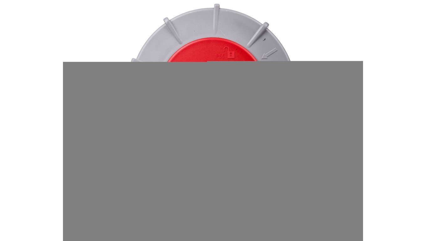 Gniazdo stałe 63A 4P 400V czerwone IP67 /bez dławnicy/ POWER TWIST 134-6