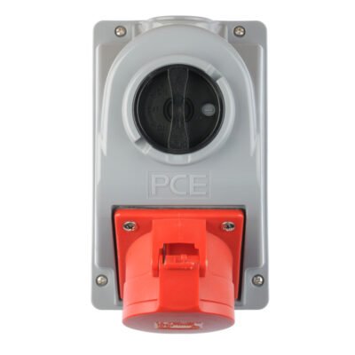 Gniazdo stałe z wyłącznikiem 0-1 32A 5P 400V IP44 COMBO-POL 96062540W