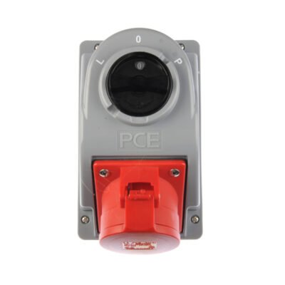 Gniazdo stałe z wyłącznikiem L-0-P 32A 5P 400V IP44 COMBO-POL 960625401W