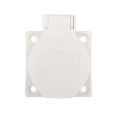 Gniazdo tablicowe 10/16A 2P+Z 230V białe IP54 1050-0ws