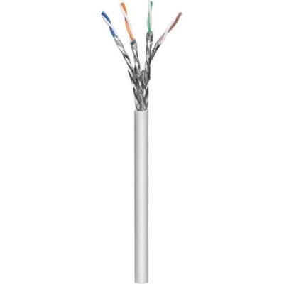 Kabel Skrętka Kat 6A S/FTP linka PIMF szara 100 procent miedzi ITP-C6A-FLS305 /305m/