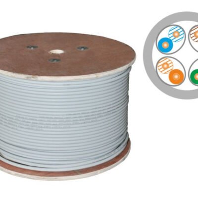 Kabel teleinformatyczny U/FTP kat.6A LSOH Dca (10Gb/s) szary ALANTEC /500m/