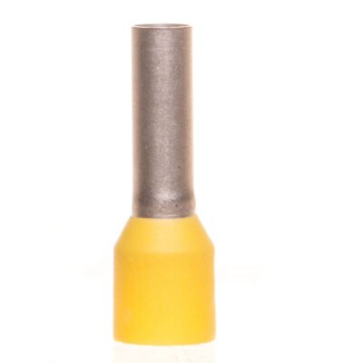 Końcówka tulejkowa izolowana 6mm2 żółta długość 12mm 216-208 /100szt./