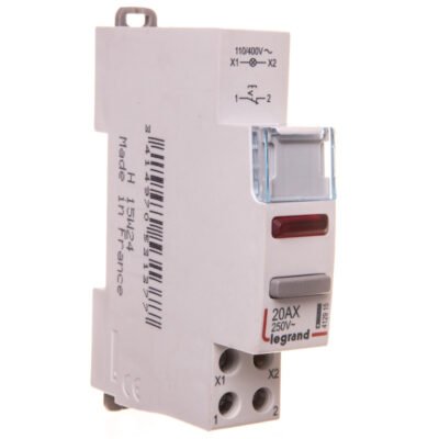 Łącznik modułowy bistabilny z lampką LED 1R 20A 110/400V AC LP452 412915