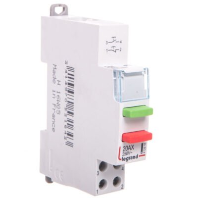 Łącznik modułowy monostabilny podwójny 1Z 1R 20A 250V AC LP432 412916