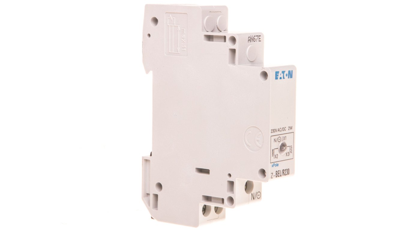 Lampka modułowa 1-fazowa czerwona z funkcją migania 110-240V AC/DC Z-BEL/R230 284929