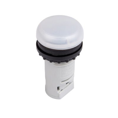 Lampka sygnalizacyjna 22mm biała do żarówek z trzonkiem BA M22-LC-W 216907