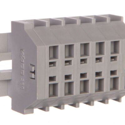 Listwa zaciskowa 2-przewodowa 1,5mm2 6-torowa szara 260-106