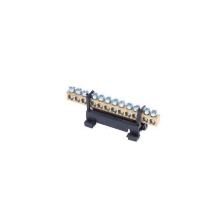 Listwa zaciskowa na szynę L12 fazowa 12-torowa 16mm 400V AC 63A czarna 81701007