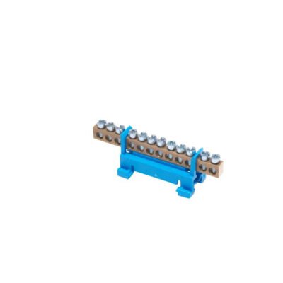 Listwa zaciskowa na szynę N12 neutralna 12-torowa 16mm 400V AC 63A niebieska 81701003