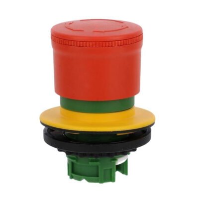 Miniaturowy przycisk bezpieczeństwa 30mm do otworu 30mm odblokowanie przez przekręcenie M30-PVT30
