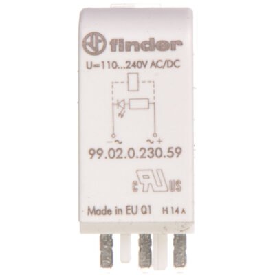 Moduł sygnalizacyjny LED zielony 110-240V AC/DC 99.02.0.230.59