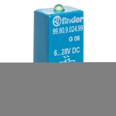 Moduł sygnalizacyjny LED zielony + dioda gaszeniowa 6-24V DC polaryzacja A1+ 99.80.9.024.99