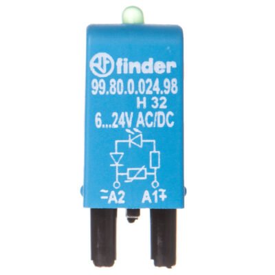 Moduł sygnalizacyjny LED zielony + warystor 6-24V AC/DC 99.80.0.024.98