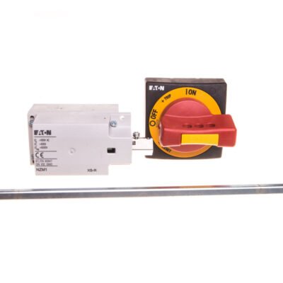 Napęd drzwiowy boczny prawa strona czerwono-żółty NZM1-XSR-R 266656