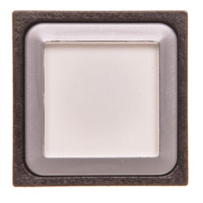 Napęd przycisku 25x25mm biały bez samopowrotu z podświetleniem Q25LTR-WS 087232