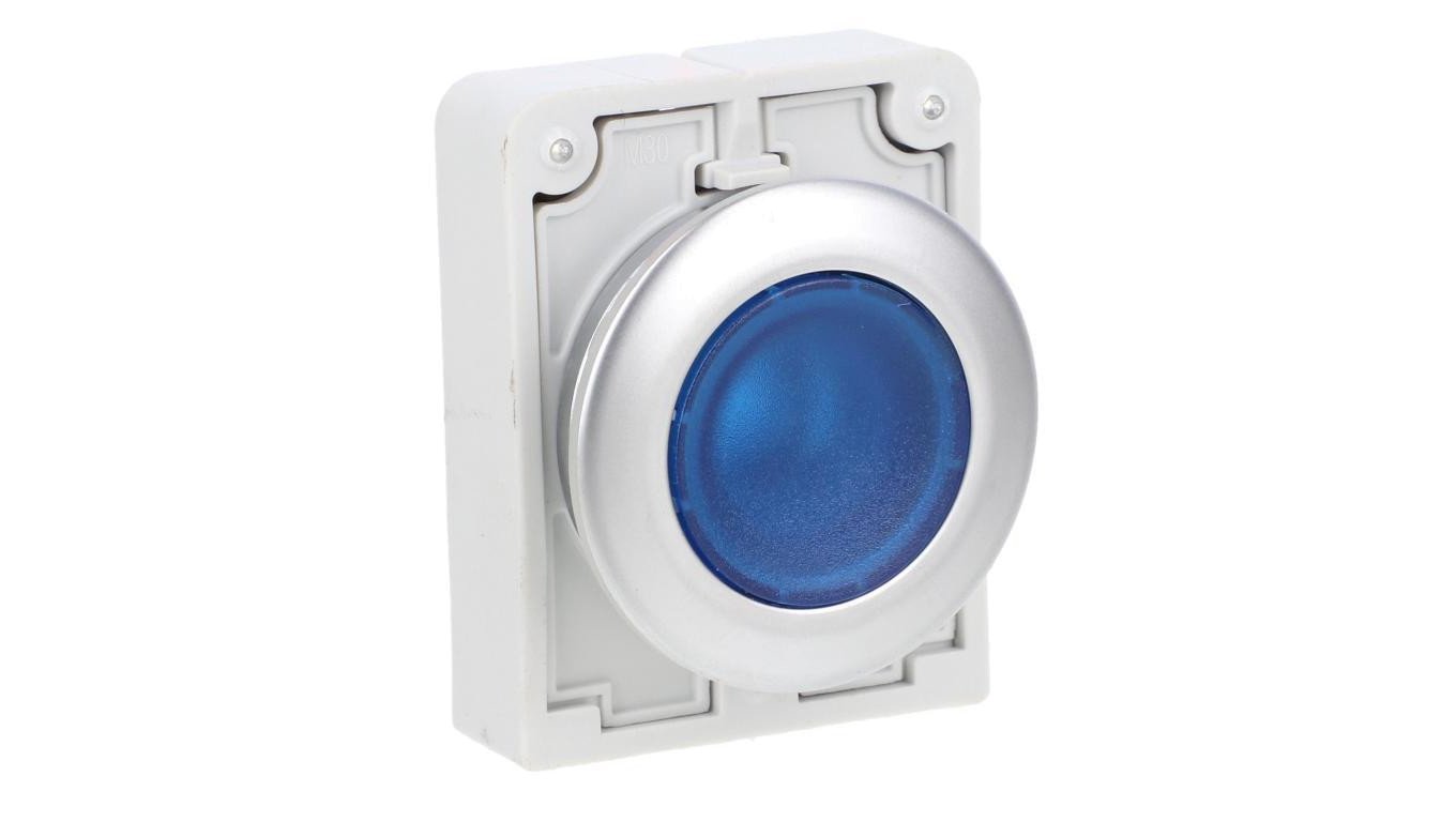 Napęd przycisku 30mm płaski niebieski z podświetleniam z samopowrotem M30C-FDL-B 182940