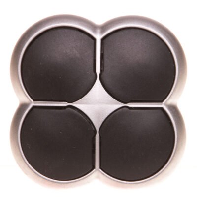 Napęd przycisku 4-ro pozycyjny 22mm czarny z samopowrotem M22-D4-S 279411