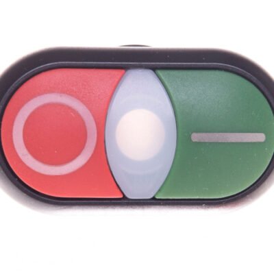 Napęd przycisku podwójny zielony/czerwony /O-I/ z podświetleniem z samopowrotem M22S-DDL-GR-X1/X0 216701