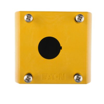 Obudowa kasety 1-otworowa 22mm żółta IP67 M22-IY1 216536