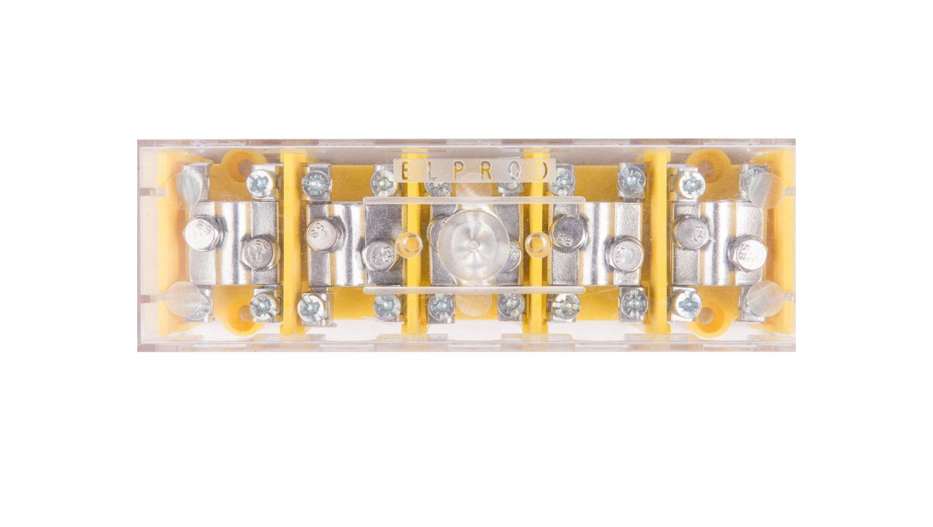 Odgałęźnik instalacyjny 5-torowy (zacisk: 5x25mm2 - 5x4x10mm2) LZ5x25/10 wyk.11P 84061004