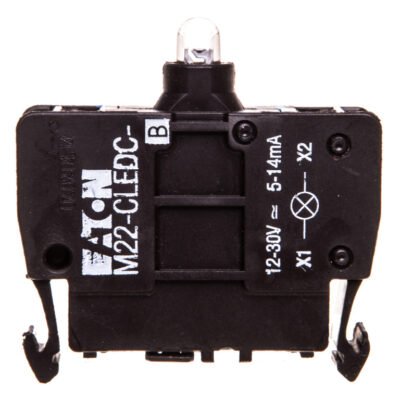 Oprawka z LED niebieski 12-30V AC/DC M22-CLEDC-B 218062