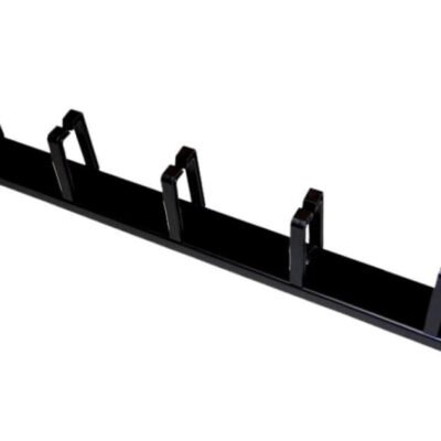 Organizator kabli 1U 19 5 plastikowych uchwytów, czarny ALANTEC PK009