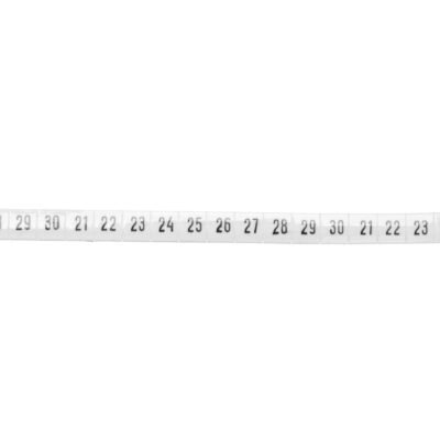 Oznacznik DK2/Z6 /21-30/ biały 89203006 /100szt./